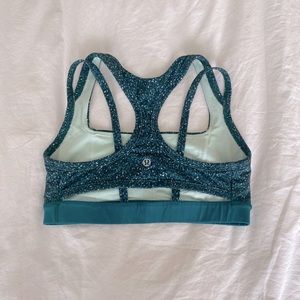 Lululemon Sports Bra Speckled Green